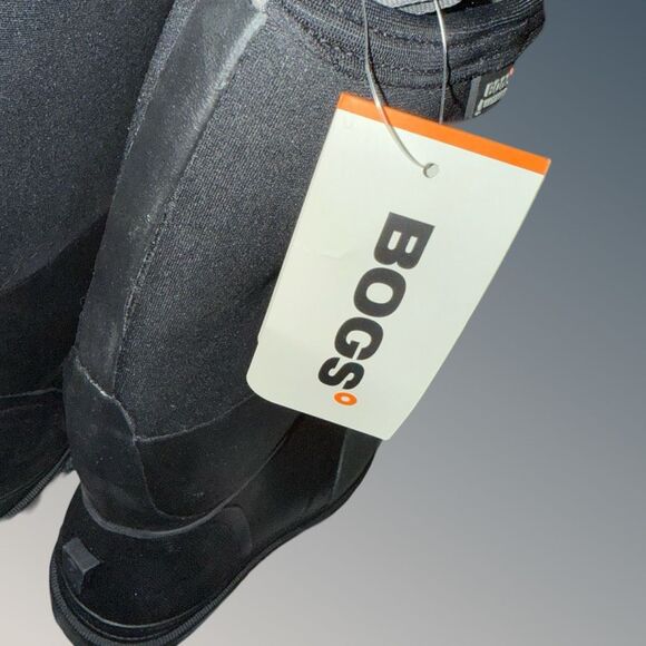 NWT Bogs Black Forge Steel Toe Snow Work Boots Size Men 4 Women 6 - Picture 4 of 12